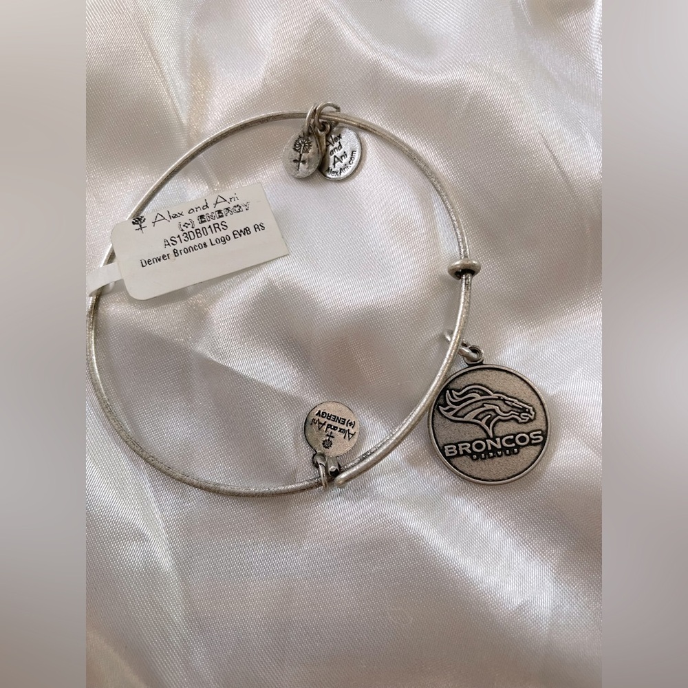 NWT! Alex and Ani Denver Broncos Bangle Bracelet